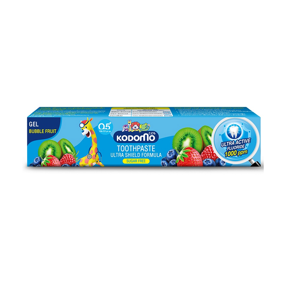 Дитяча зубна гель-паста Kodomo Ultra Shield Formula Мультифрукт, 40 г